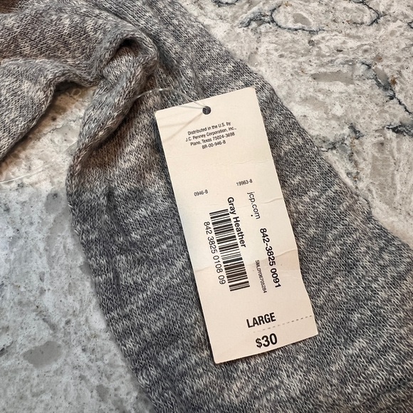 a.n.a. Women’s Heather Grey Basic Tunic Lightweight Closet Staple - Picture 5 of 5